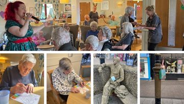Silverwood care home Residents delight in providing Easter surprises